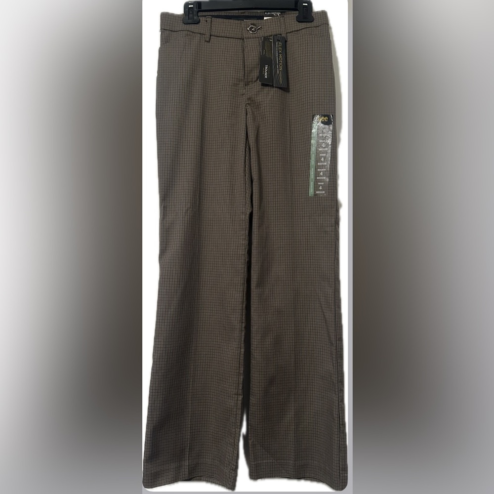 Lee Brown Checkered Mid rise Trousers
